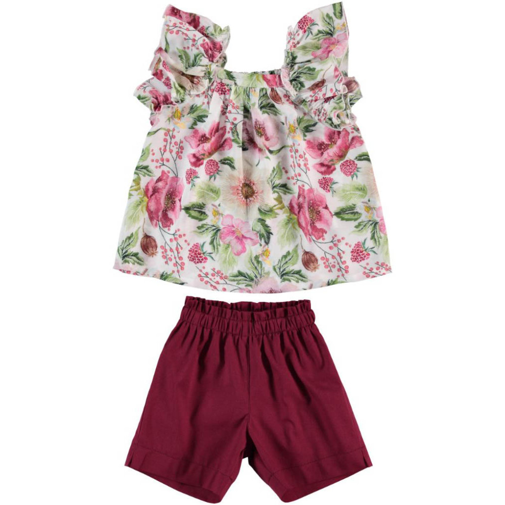 Set blouse+shorts