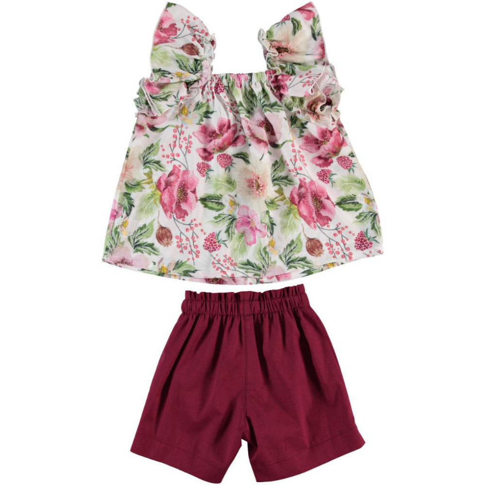 Set blouse+shorts