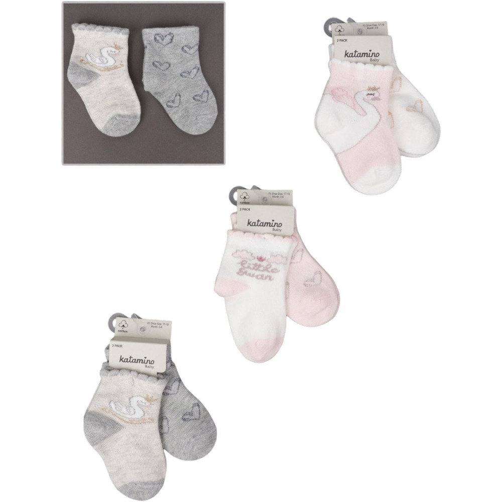 Socks cotton set 2 pairs (pack of 6 sets) Bakir Socks cotton set 2 pairs (pack of 6 sets) Bakir
