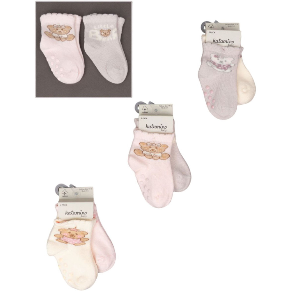 Socks cotton set 2 pairs (pack of 6 sets) Heyyu