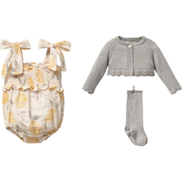 Set sweater+body+knee socks