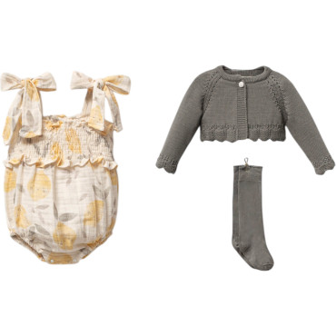 Set sweater+body+knee socks