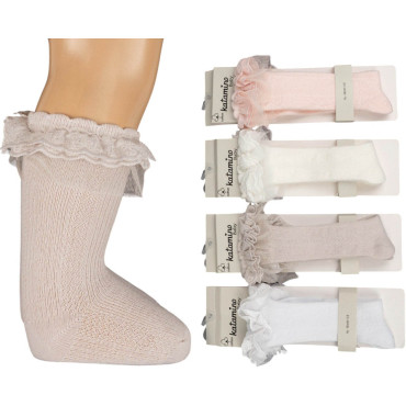 Knee high socks cotton Tora