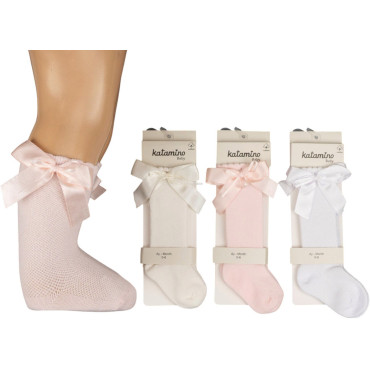 Knee high socks cotton Ponti