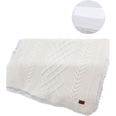 Blanket knitted+blanket cotton
