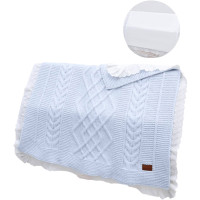 Blanket knitted+blanket cotton