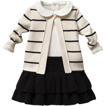 Set sweater+body+skirt