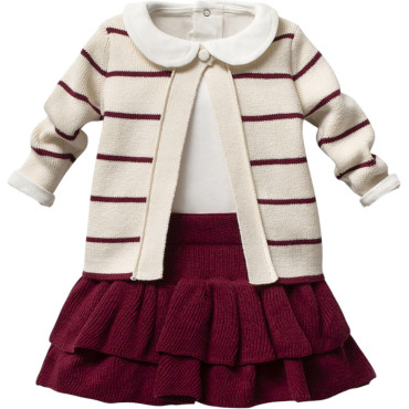 Set sweater+body+skirt