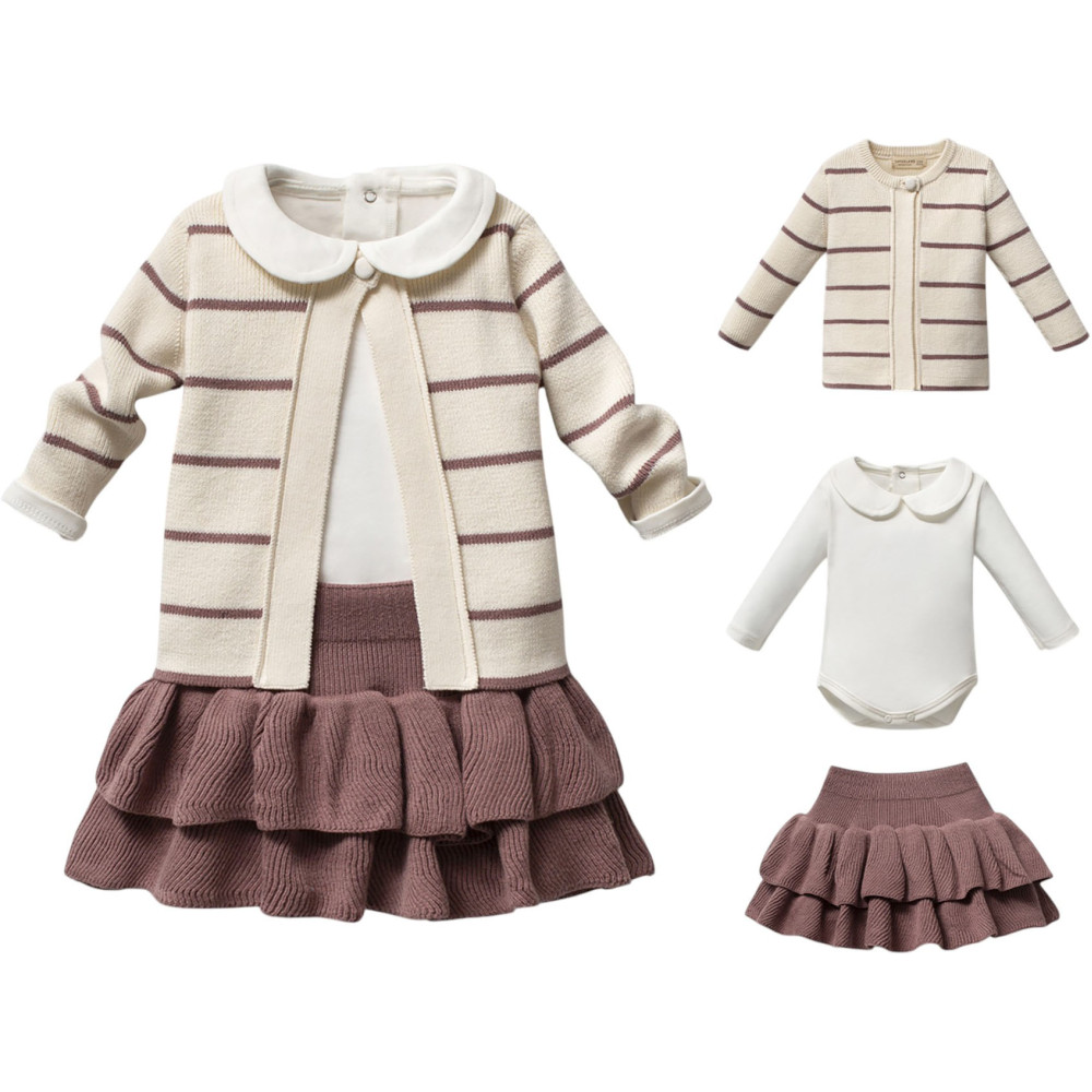 Set sweater+body+skirt