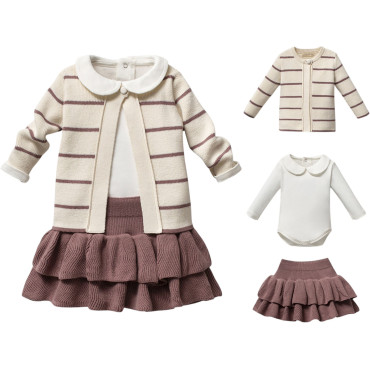 Set sweater+body+skirt