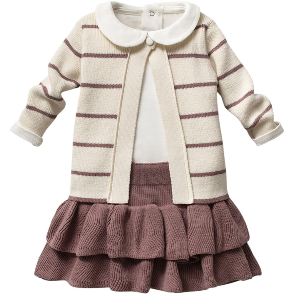 Set sweater+body+skirt