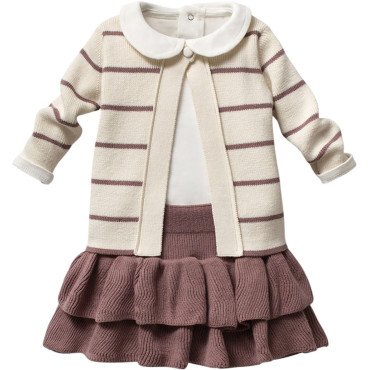 Set sweater+body+skirt