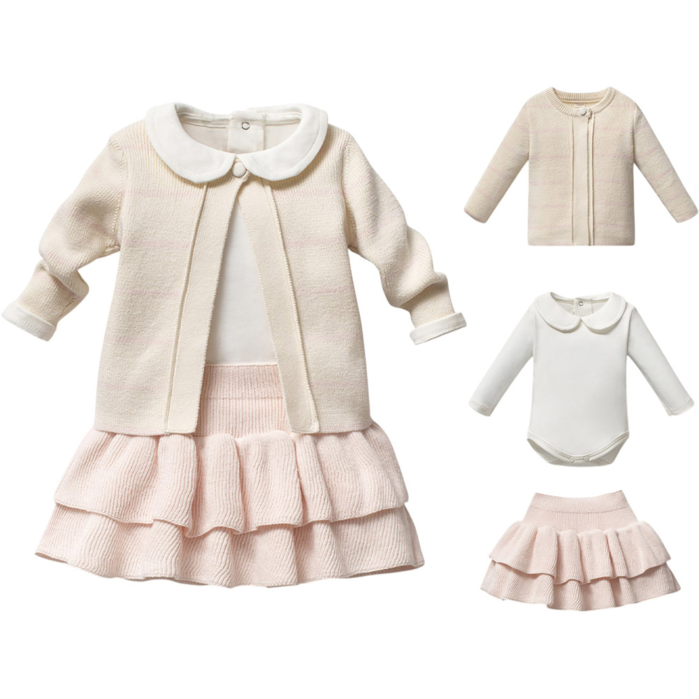 Set sweater+body+skirt