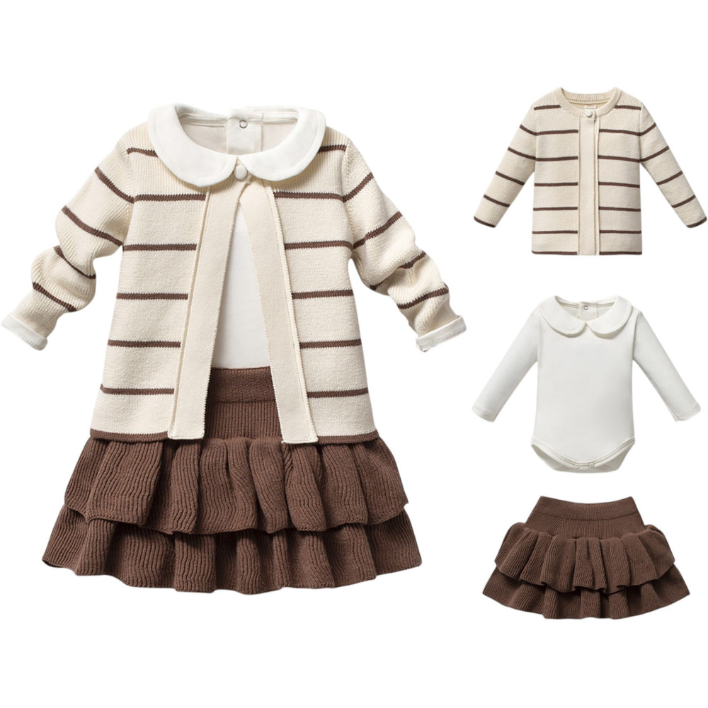 Set sweater+body+skirt