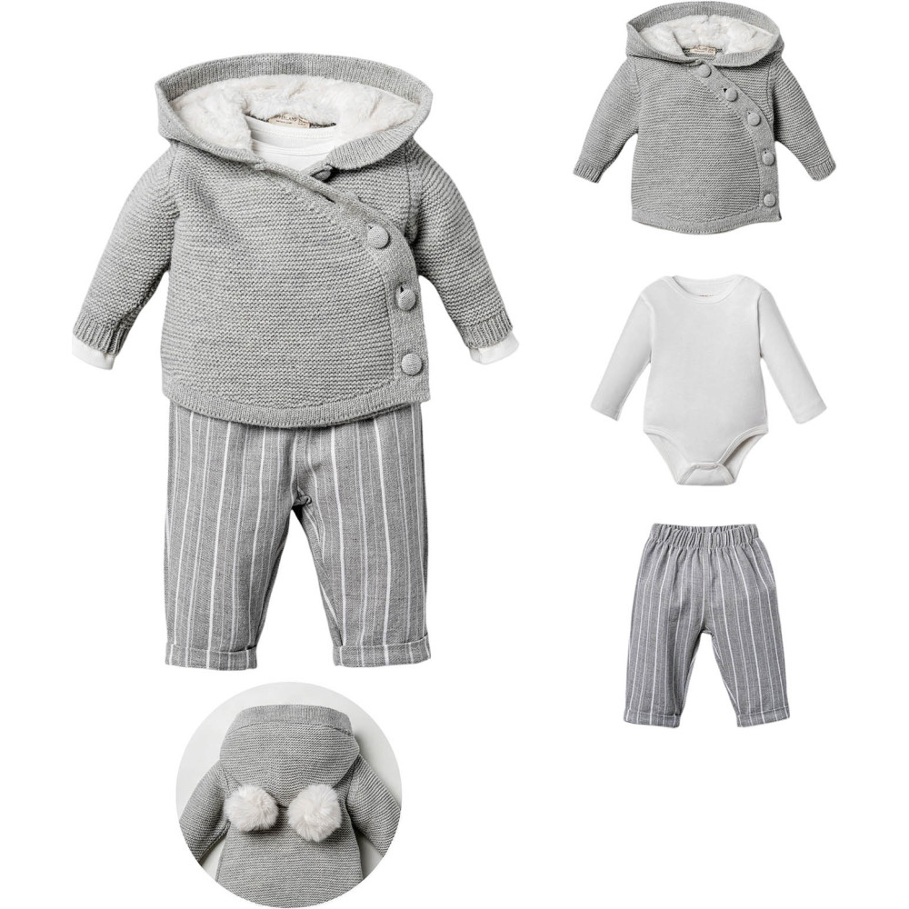 Set sweater+body+pants