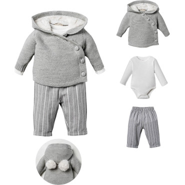 Set sweater+body+pants
