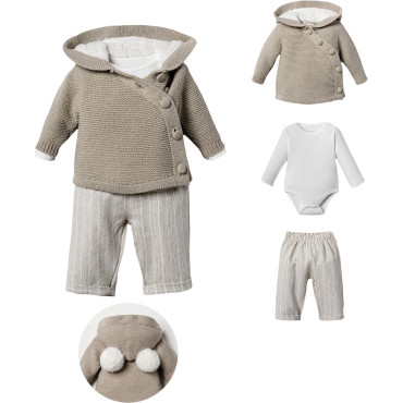 Set sweater+body+pants