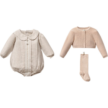 Set body+sweater+knee socks