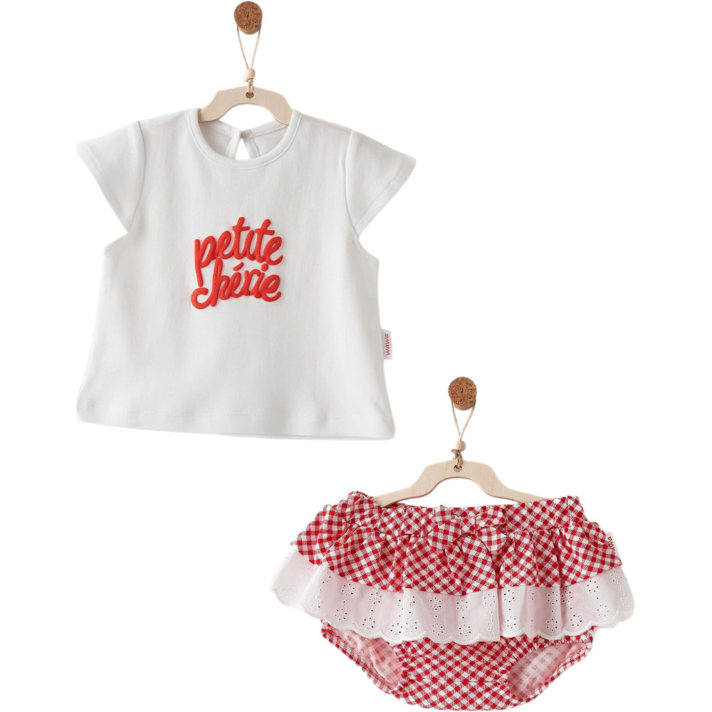 Set T-shirt+shorts, series CHERRY CHATTY. (Expected 10.02.2026)