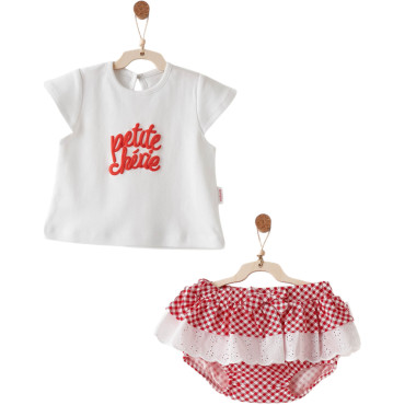 Set T-shirt+shorts, series CHERRY CHATTY. (Expected 10.02.2026)