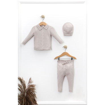 Set 3 items (Sweater+Pants+Hat) 
