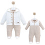 Set sweater+overalls