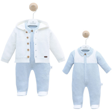 Set sweater+overalls