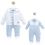 Set sweater+overalls
