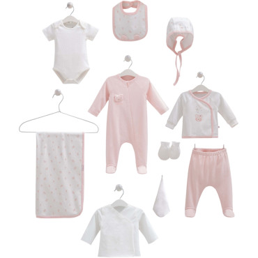 Set 10 items, series NEW BORN GIRL