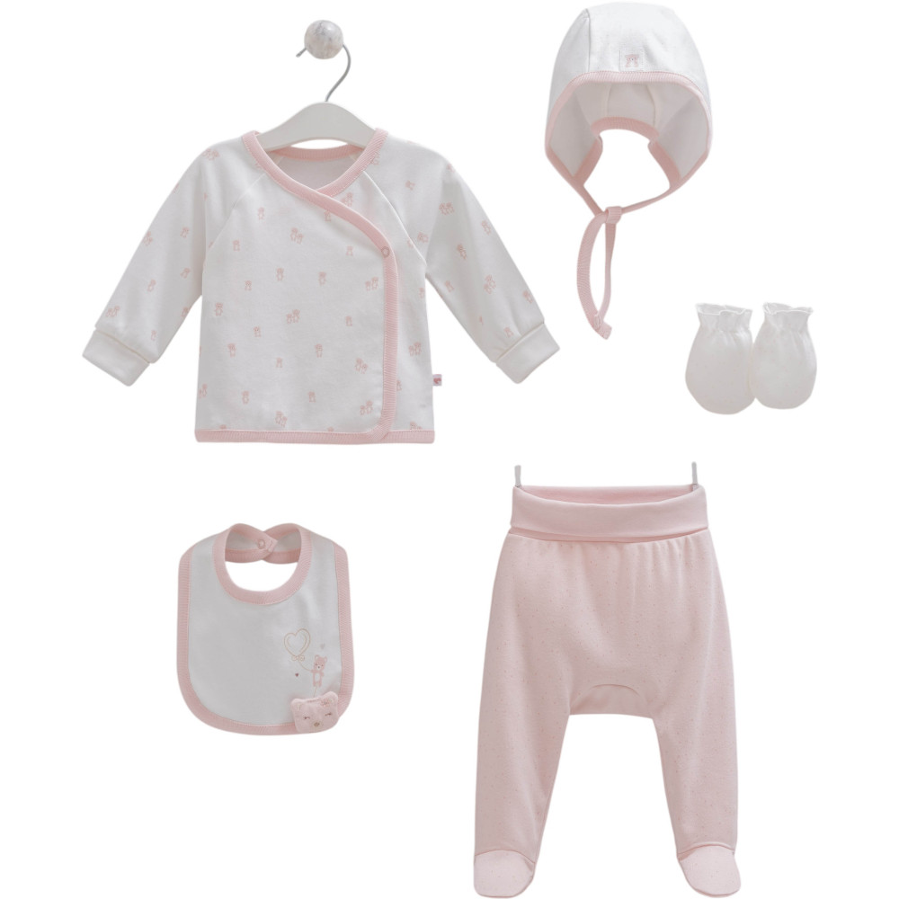 Set 5 items, series NEW BORN GIRL