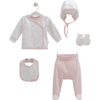 Set 5 items, series NEW BORN GIRL