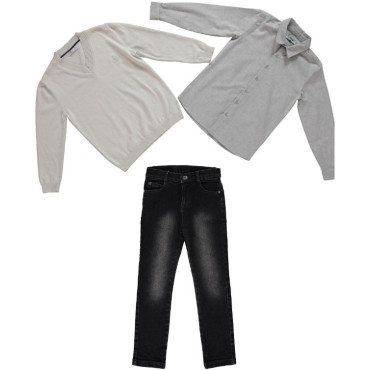 Set shirt+sweatshirt+pants