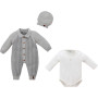 Overalls  knitted+overalls  knitted+hat