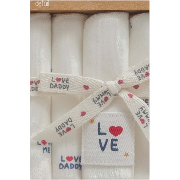 Handkerchiefs (7pcs), series FAMILY LOVE. (Ready)