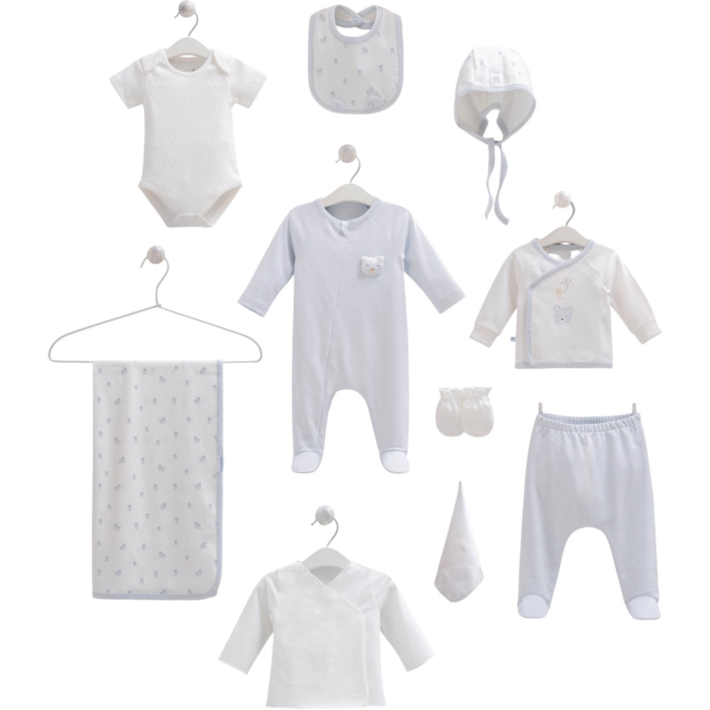 Set 10 items, series NEW BORN BOY