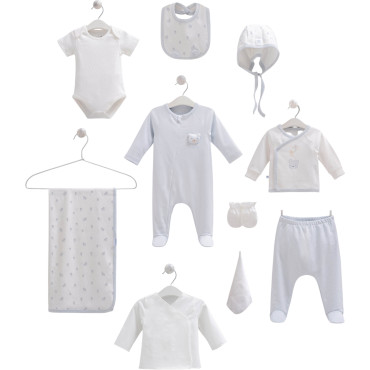 Set 10 items, series NEW BORN BOY