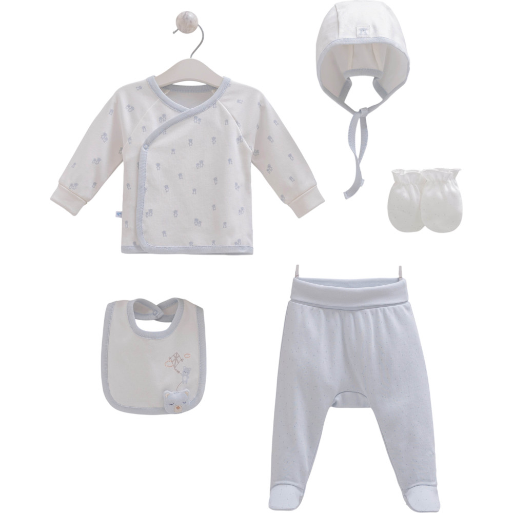 Set 5 items, series NEW BORN BOY