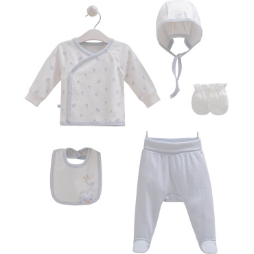 Set 5 items, series NEW BORN BOY