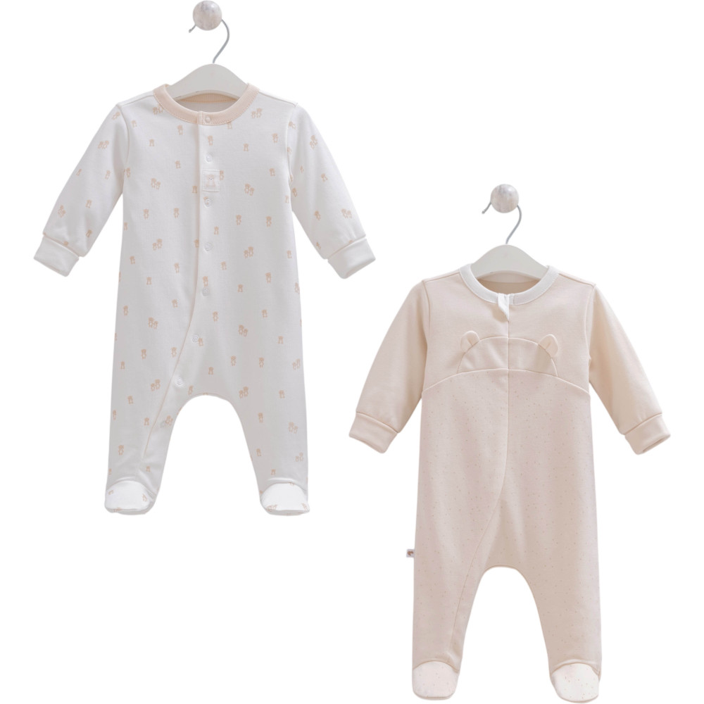 Overalls set 2pcs (pack of 2 sets), series NEW BORN BOY