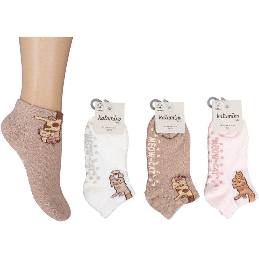 Socks low cut cotton Papaya