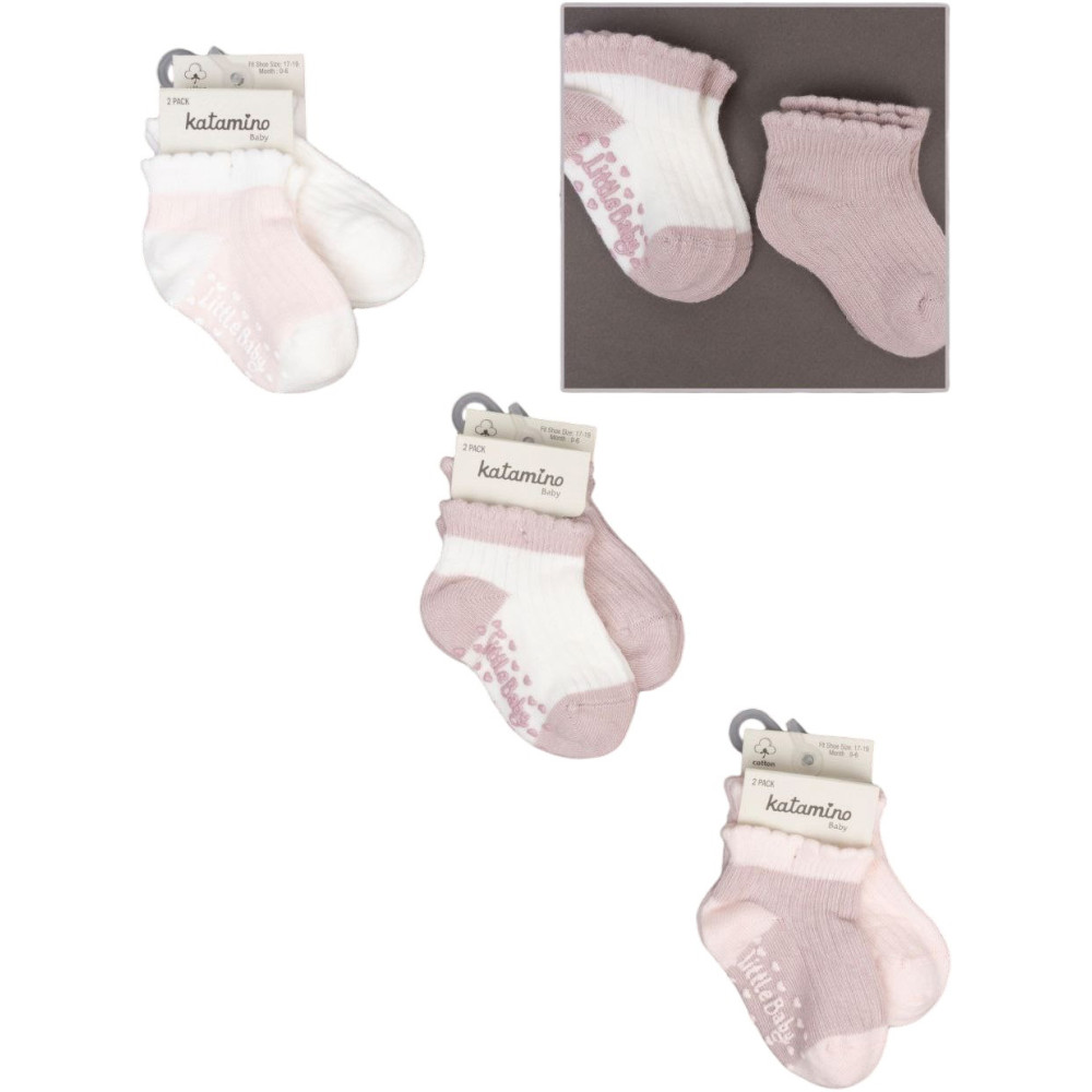 Socks low cut cotton set 2 pair (pack of 6 sets) Adonis