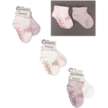 Socks low cut cotton set 2 pair (pack of 6 sets) Angelus