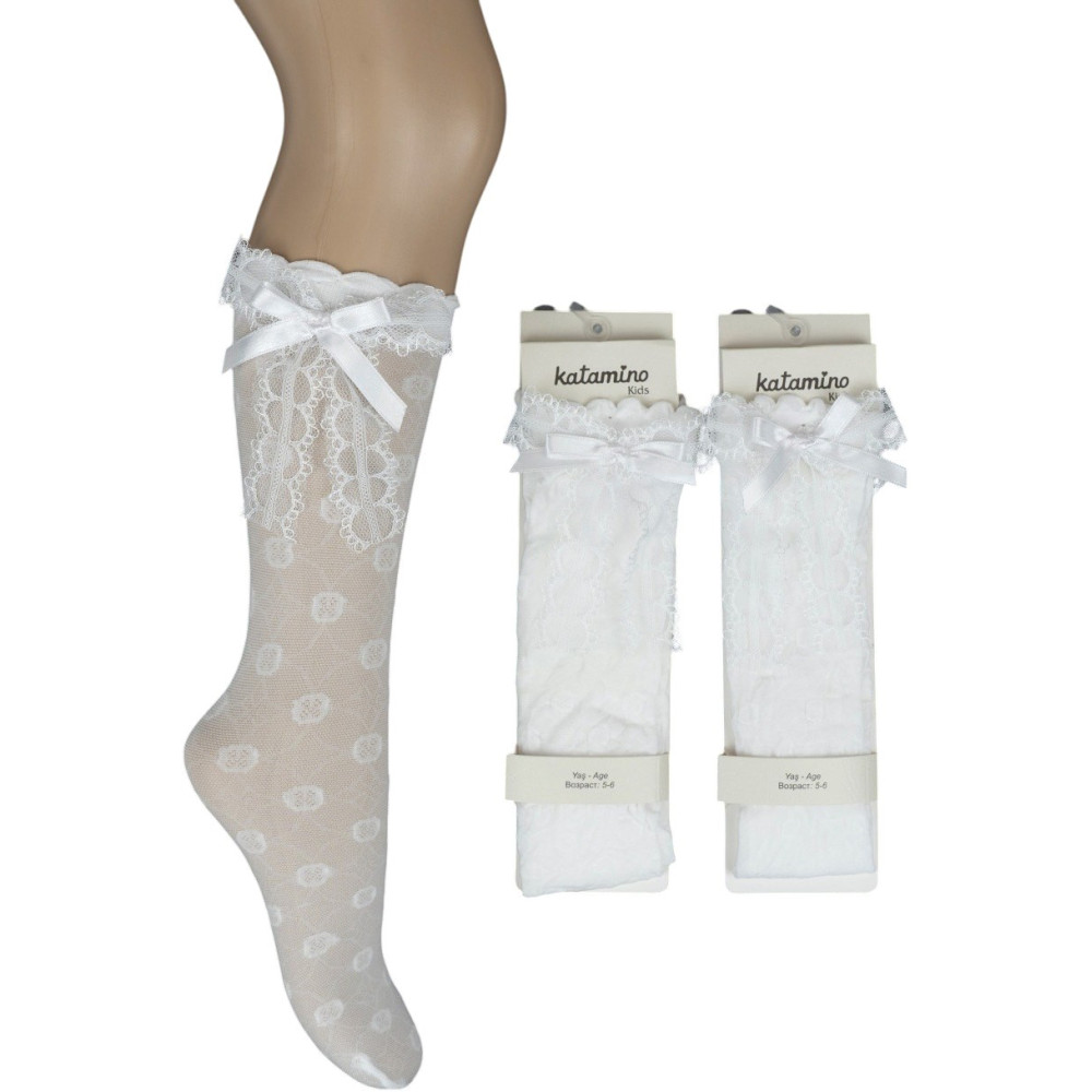 Knee high socks cotton Hinata