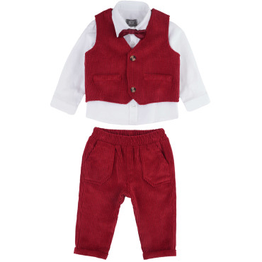 Set shirt+vest+pants