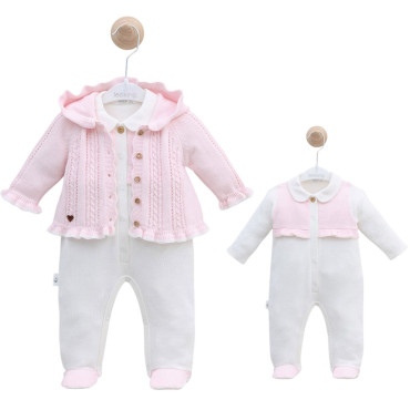 Set overalls+sweater