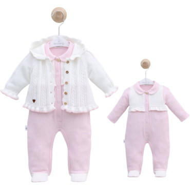 Set overalls+sweater