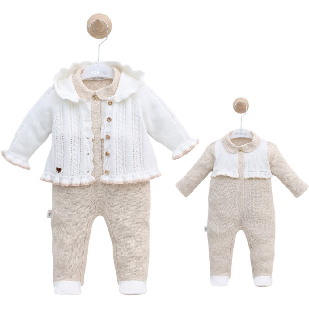 Set overalls+sweater