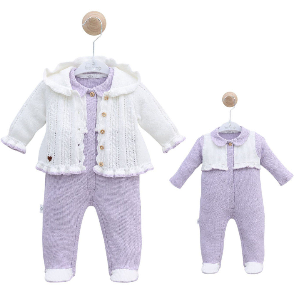 Set overalls+sweater