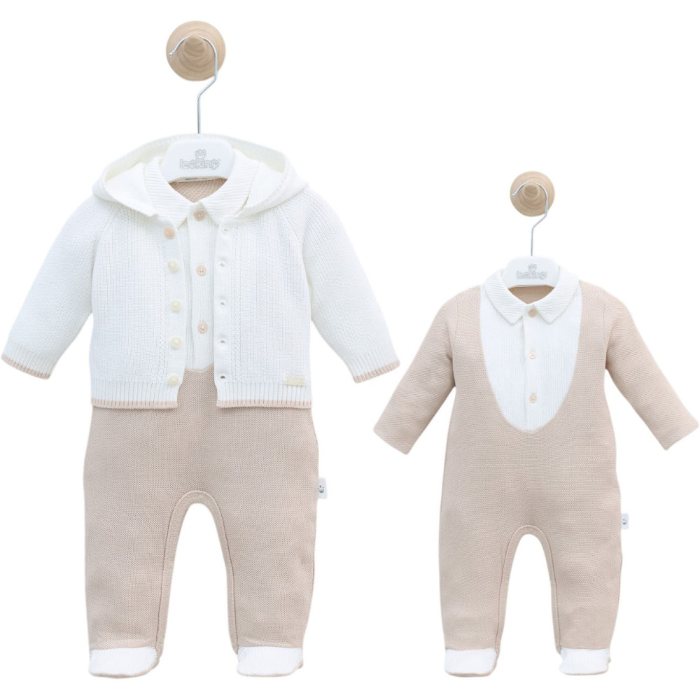 Set overalls+sweater