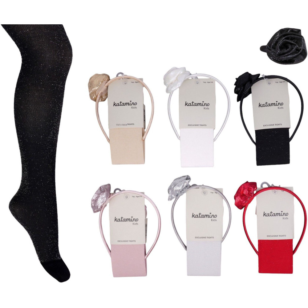 Tights nylon with lurex Orebella